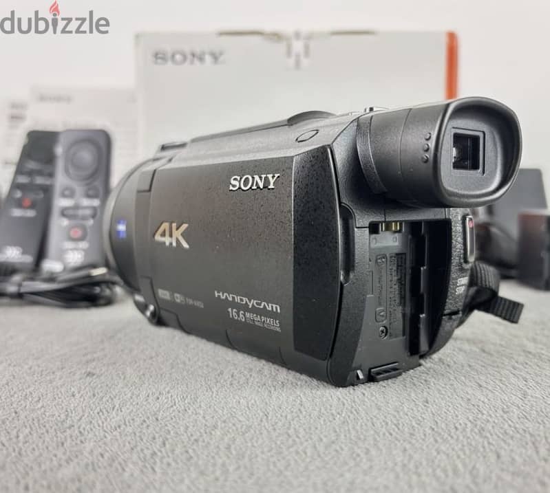 Sony FDR-AX53 4K Ultra HD Handycam Camcorder +2 Remote Controls 4
