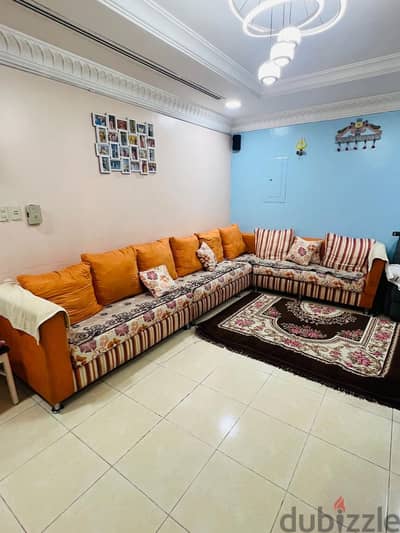 Sofa and table