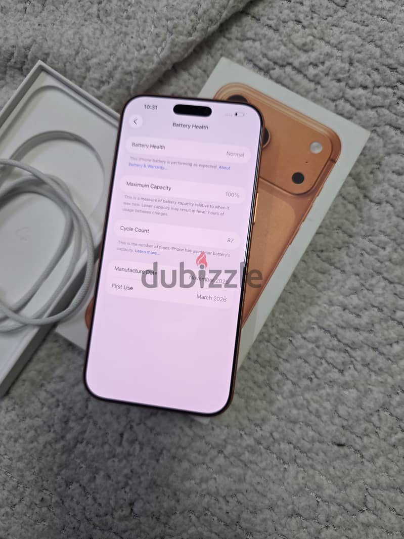Apple - iPhone 17 pro max 512gb 100 battery life only serious buyer 5