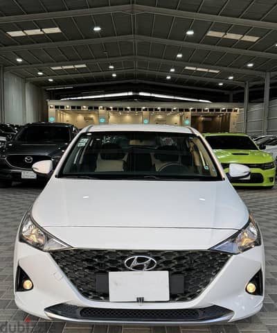 هيونداي أكسنت 2022 بيضاء | Hyundai Accent 2022 White