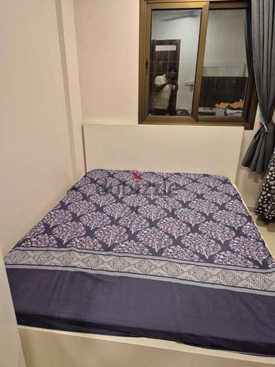 IKEA Brand Queen bed good condition with mattress is for urgent sale