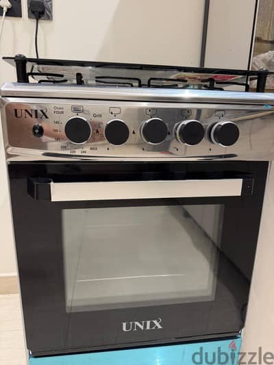 Unix Gas Stove - 4 burner/ with oven