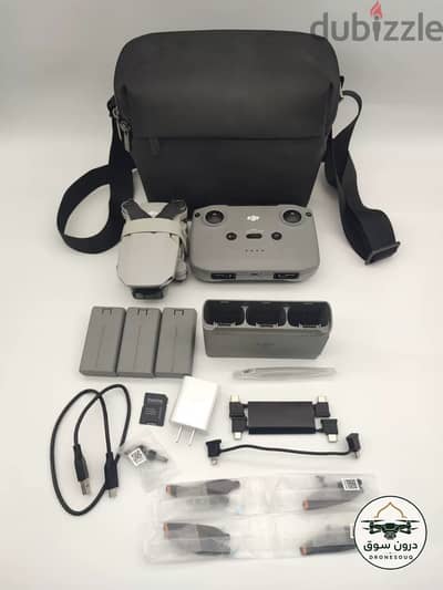 درون DJI Mini 2 فلاي مور كومبو مستعمل نظيف