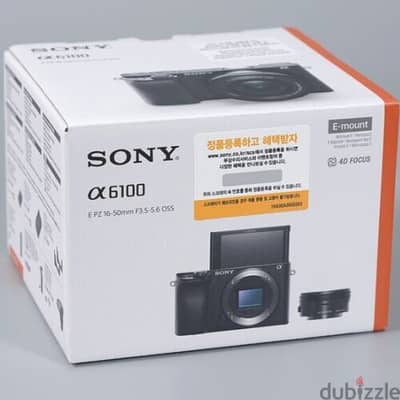 SONY ALPHA A6100 MIRRORLESS DIGITAL 16-50MM LENS