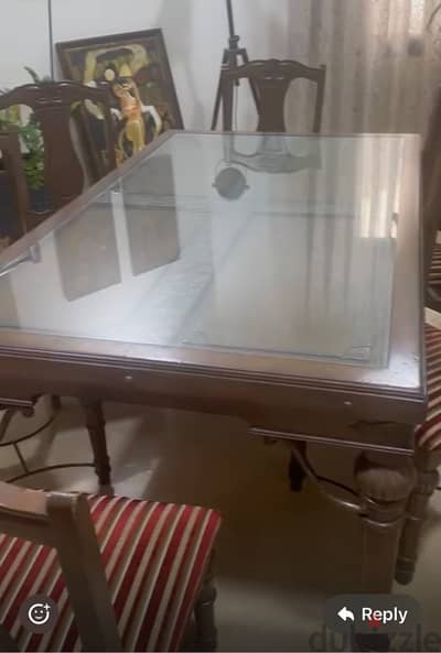 Premium Wooden Dining Set & IKEA Cabinet for Sale