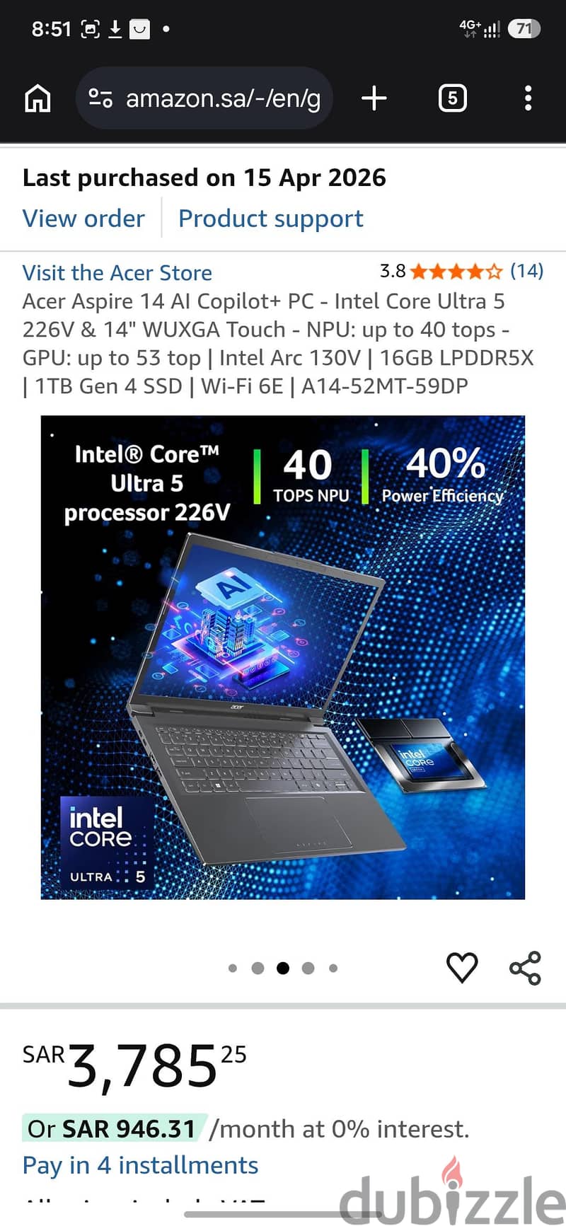 Acer Aspire 14 AI Copilot+ PC 3