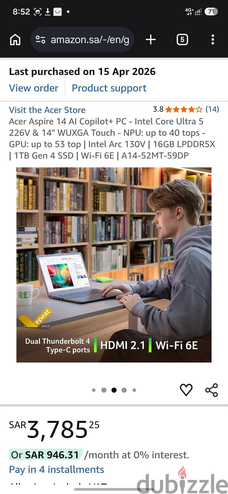 Acer Aspire 14 AI Copilot+ PC 7