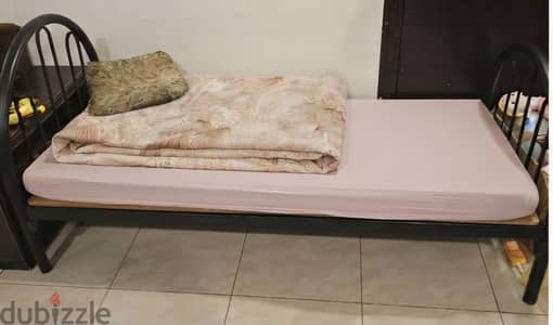 SAR 110, Single Bed Cot Set For Sale.