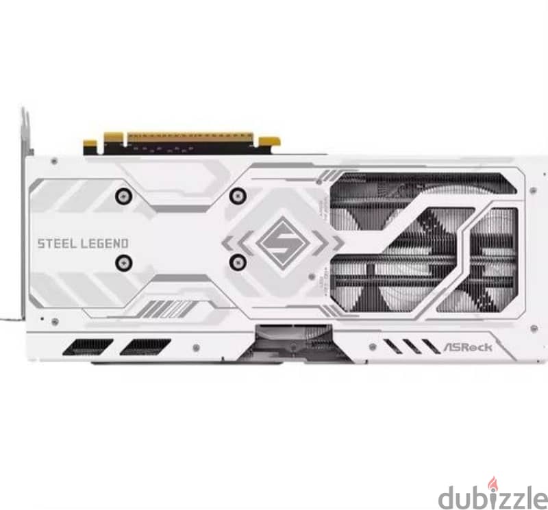 ASRock Intel Arc B580 Steel Legend 12GB OC White Graphics Card 6