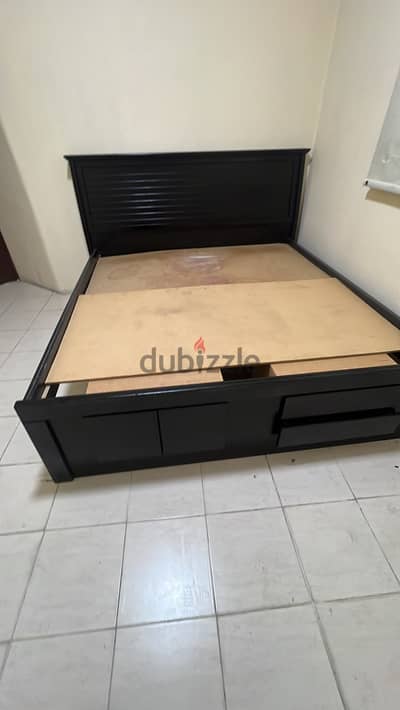 Master Double Bed ( Without Matress) Looking new |  SAR 170