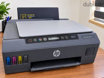 للبيع طابعة HP Smart Tank 515 بحالة جيدة.