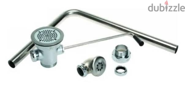 Commercial kitchen sink rotary waste twist valves with overflow pipe
