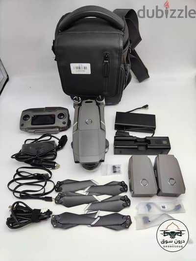 درون DJI Mavic 2 Zoom فلاي مور كومبو مستعمل نظيف