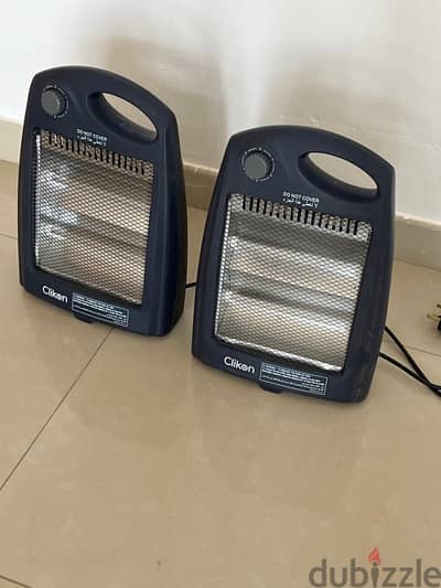 2× Clikon Portable Electric Heaters
