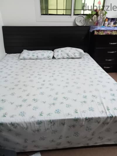 Double Bed, Water Drum, Gas Stove Etc.