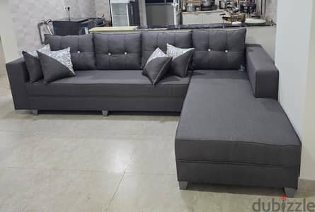 L shaped sofa set almost like brand new