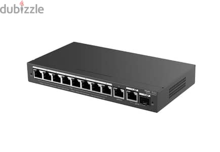 سويتش ريجي Reyee RG-ES210GS-P بـ10 منافذ ودعم PoE