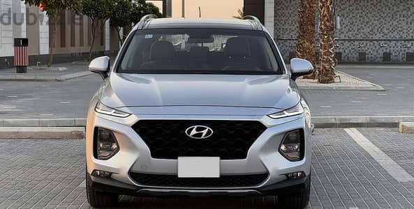هيونداي سنتافي 2018 فضي | Hyundai Santa Fe 2018 Silver