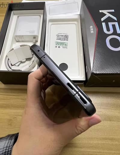 K50 Gaming Smartphone Black - Full Box with 120W Charger