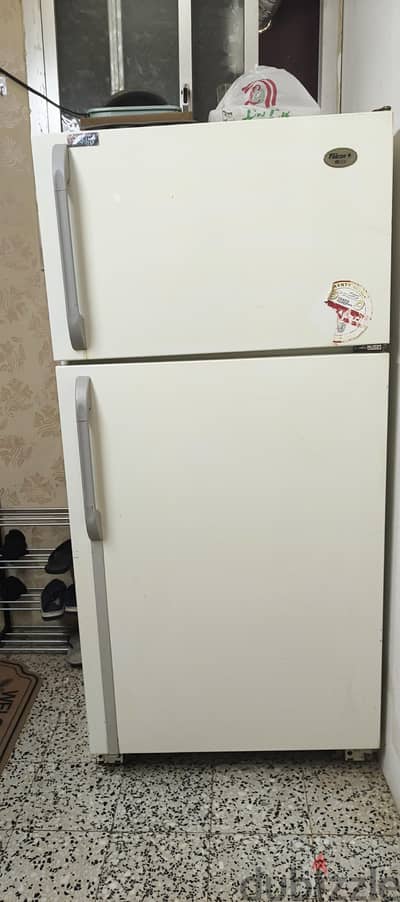 big freez double door and 8kg washing machine
