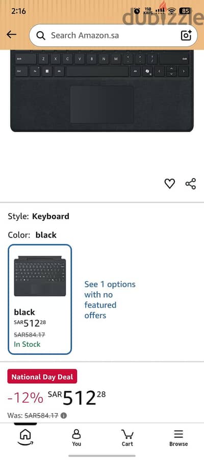 Microsoft surface pro signature type cover