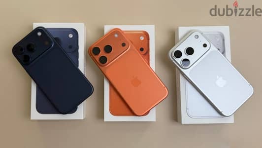New Apple iPhone 17 Pro Max 256gb colors