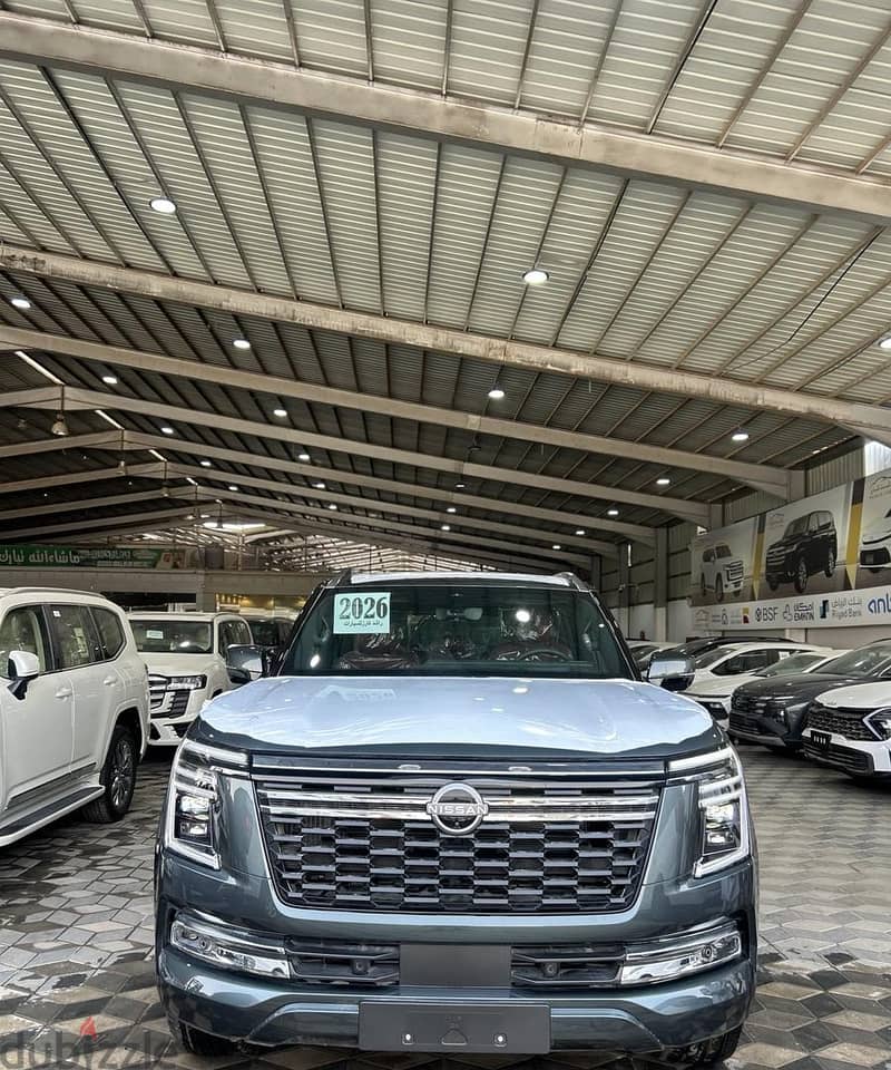 نيسان باترول بلاتينيوم تون تيربو 2026 كويتي زيتي احمر