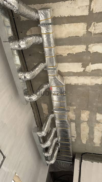 Havc duct work &Exhust duct & chiller fun coil unit