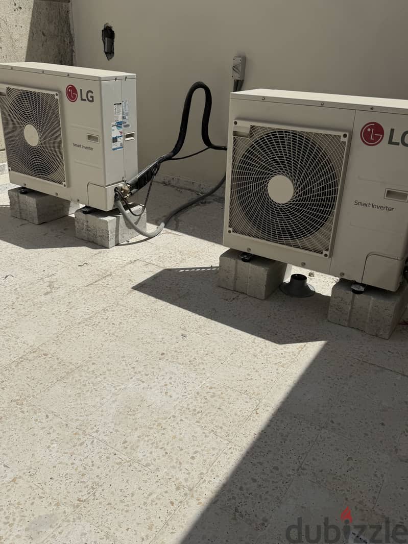 Hvac duct work &Exhust duct & chiller fun coil unit 1