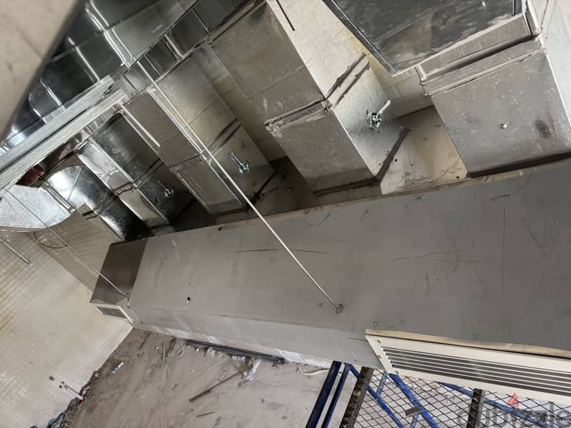 Hvac duct work &Exhust duct & chiller fun coil unit 5