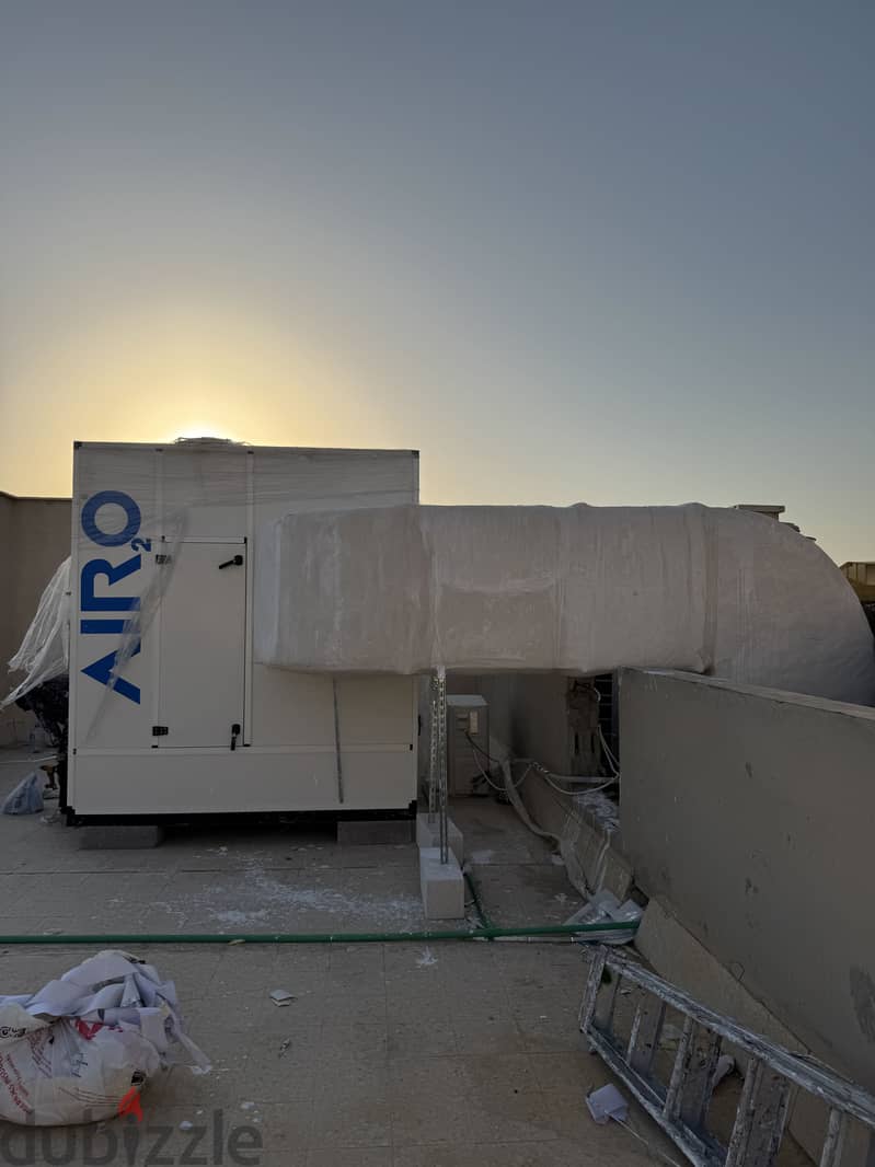Hvac duct work &Exhust duct & chiller fun coil unit 7
