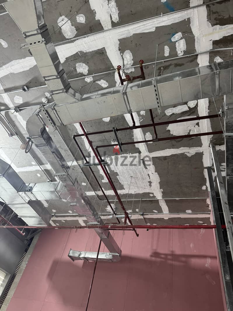 Hvac duct work &Exhust duct & chiller fun coil unit 12