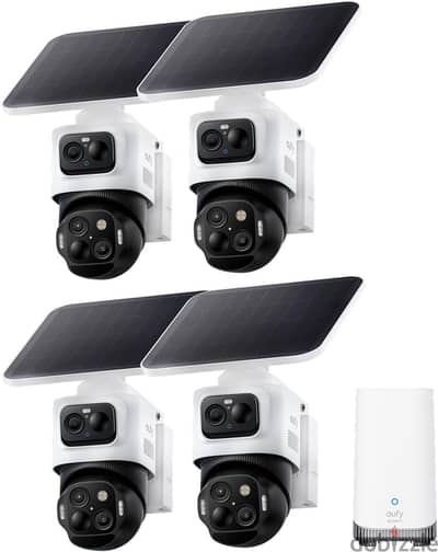 eufy Security eufyCam S4 4-Cam Kit, Solar Security Camera Wireless