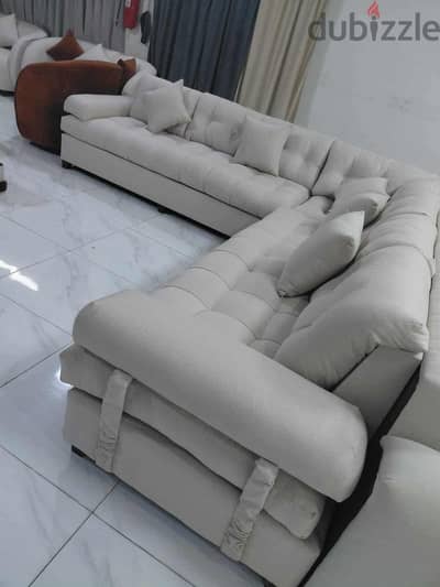 American Luxury Comfortable L Shape Sofa Set