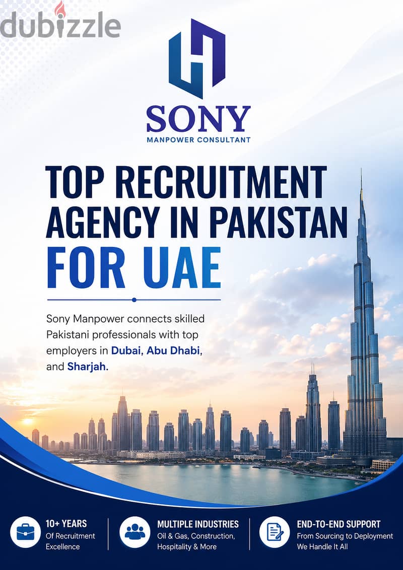 Top recruitment Agency In pakistan- sony Manpower 1