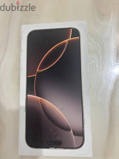 New iPhone 16 Pro Max, Desert Titanium, 256GB