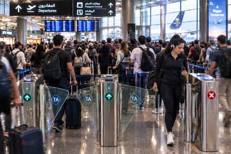 بوابة TA-318 Flap للتحكم في دخول وخروج الأفراد