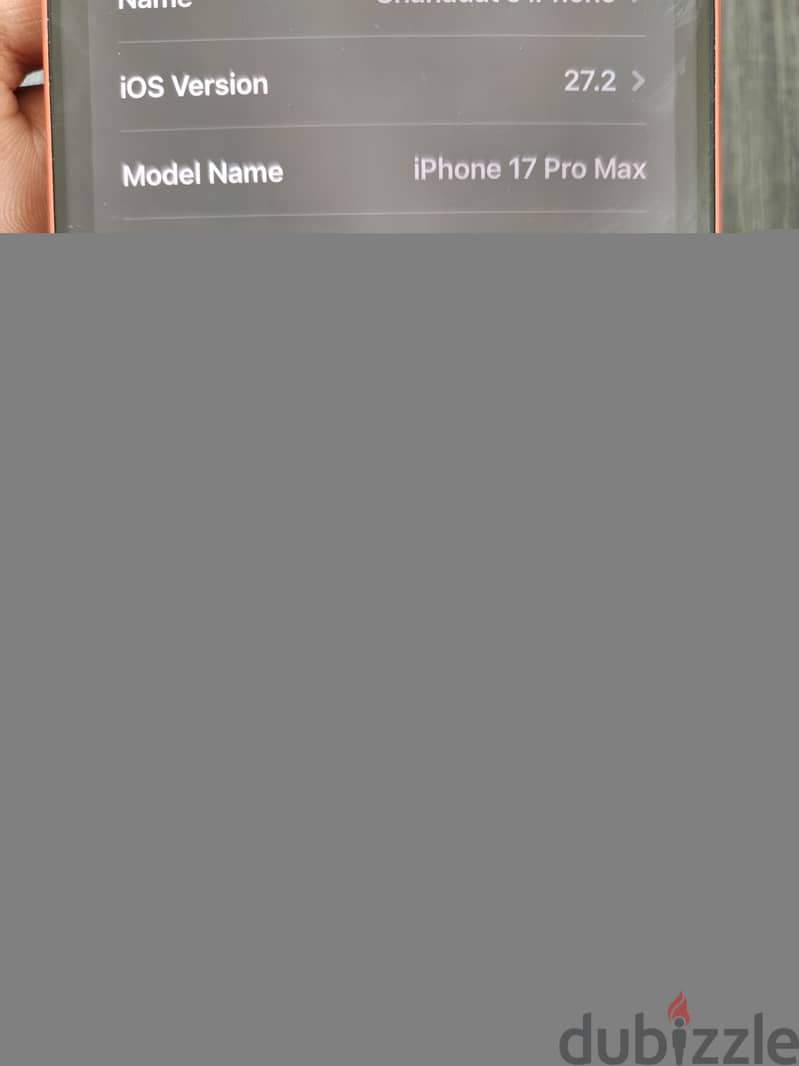 I phone 17 pro max 256gb 6
