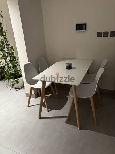 Dining table with 4 chairs