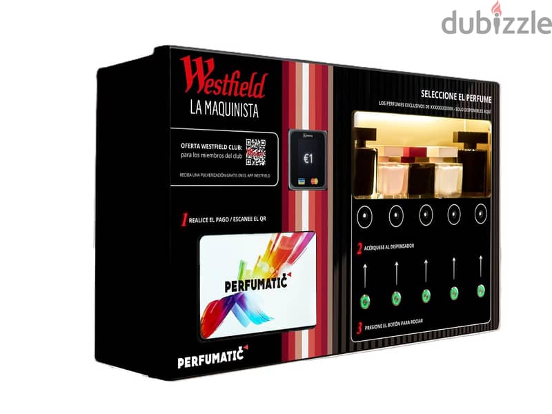 Perfumes Spray Vending Machine 2