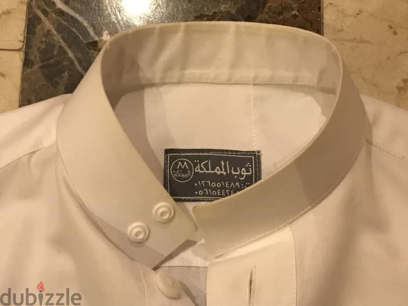 ثوب سعودي أبيض للأولاد – حالة جيدة جدًا 2
