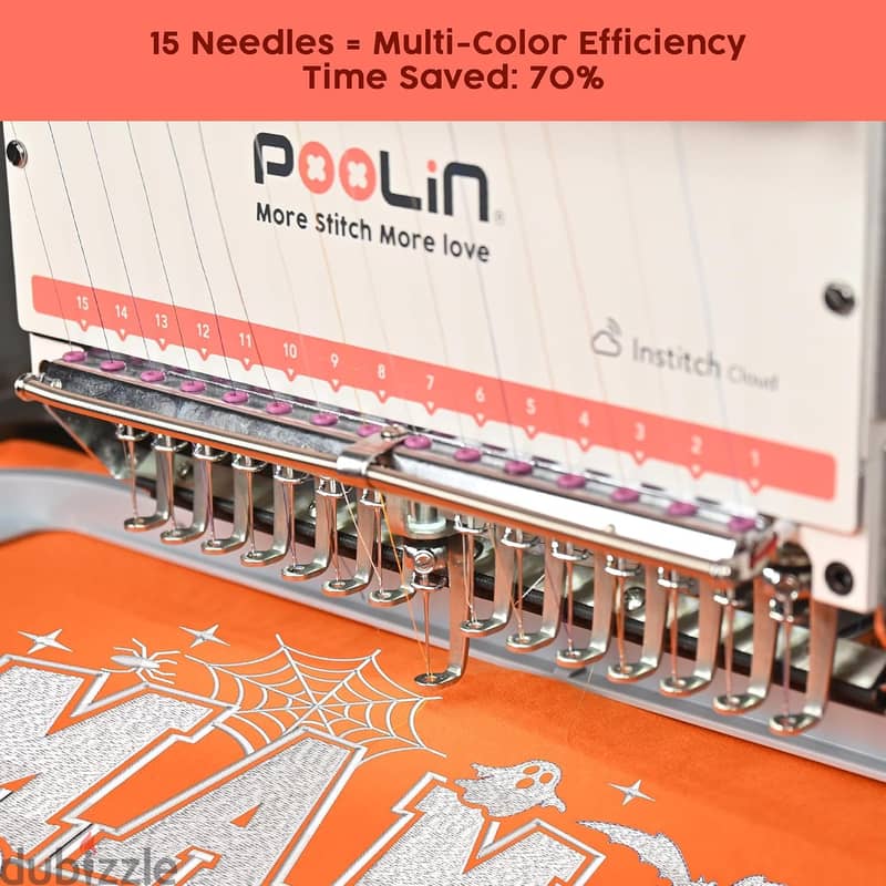 Poolin Eom 15-needle Commercial Embroidery Machine 1