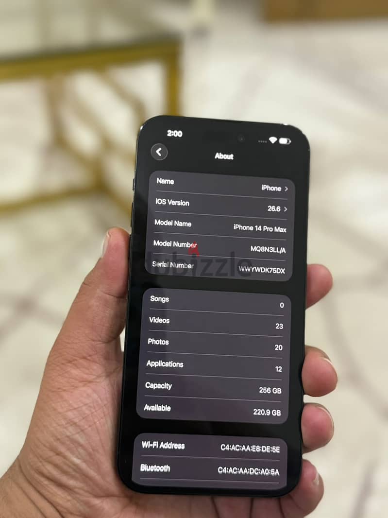 Iphone 14 pro Max | scratch less condition| 256gb storage | only phone 8