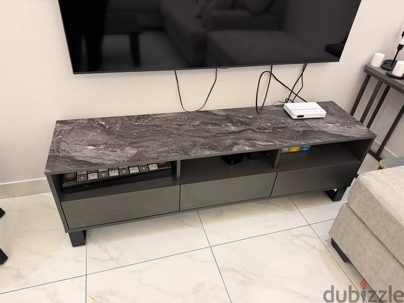 Living Room BUNDLE: TV Unit, Coffee table & side tables for SALE 3