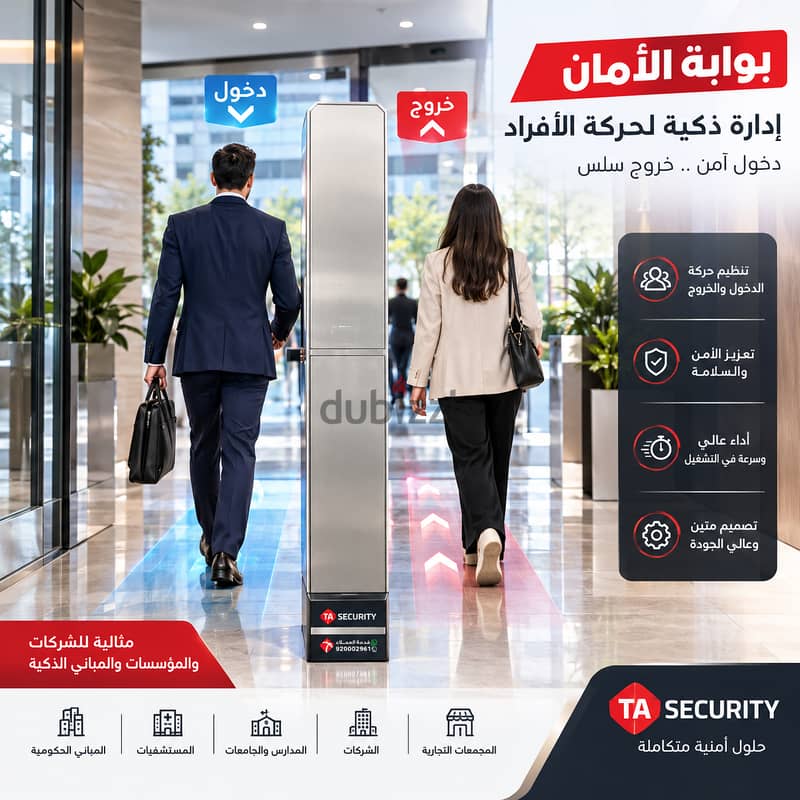بوابة حماية المحلات والمتاجر TA-1902 1
