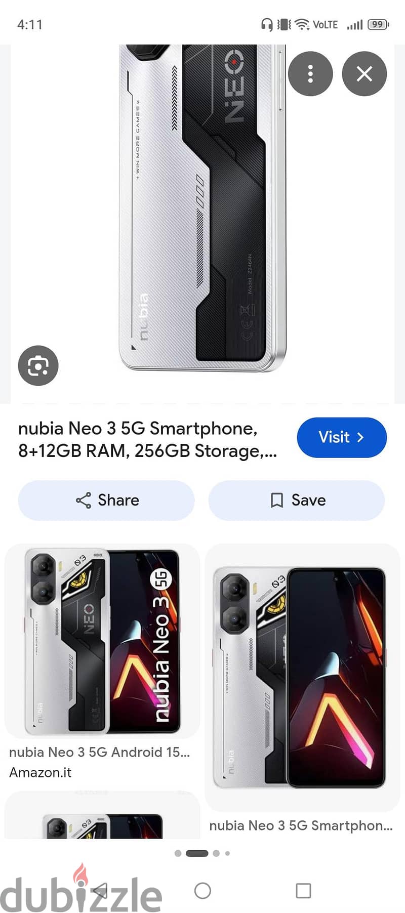 NUBIA NEW 3.5G 2
