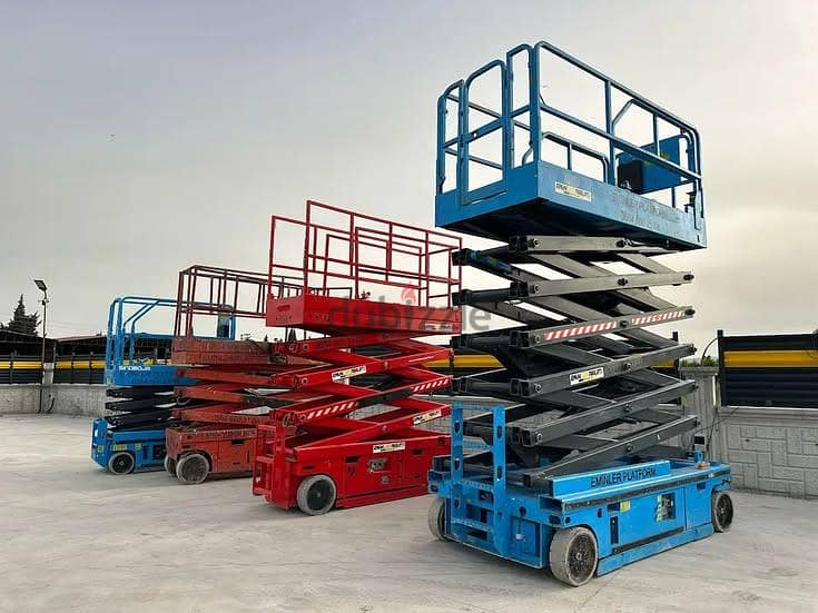 تأجير سيزر لفت في جده Scissor lift for rent 2026 3