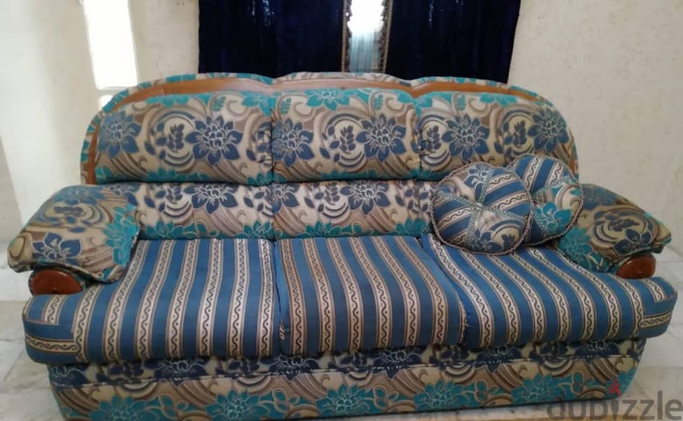 طقم كنب من المطلق استعمال نظيف عدد4قطع 3