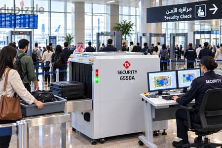 جهاز فحص الحقائب بالأشعة السينية للمنشآت الأمنية