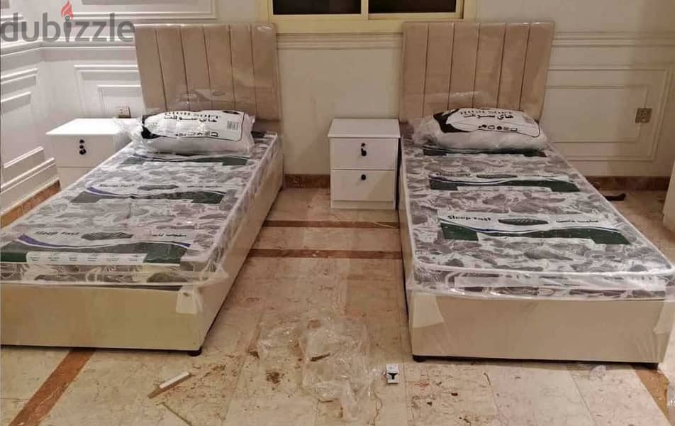 New Single beds with mattress or without mattress 5
